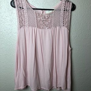 Pale pink Forever 21 blouse.